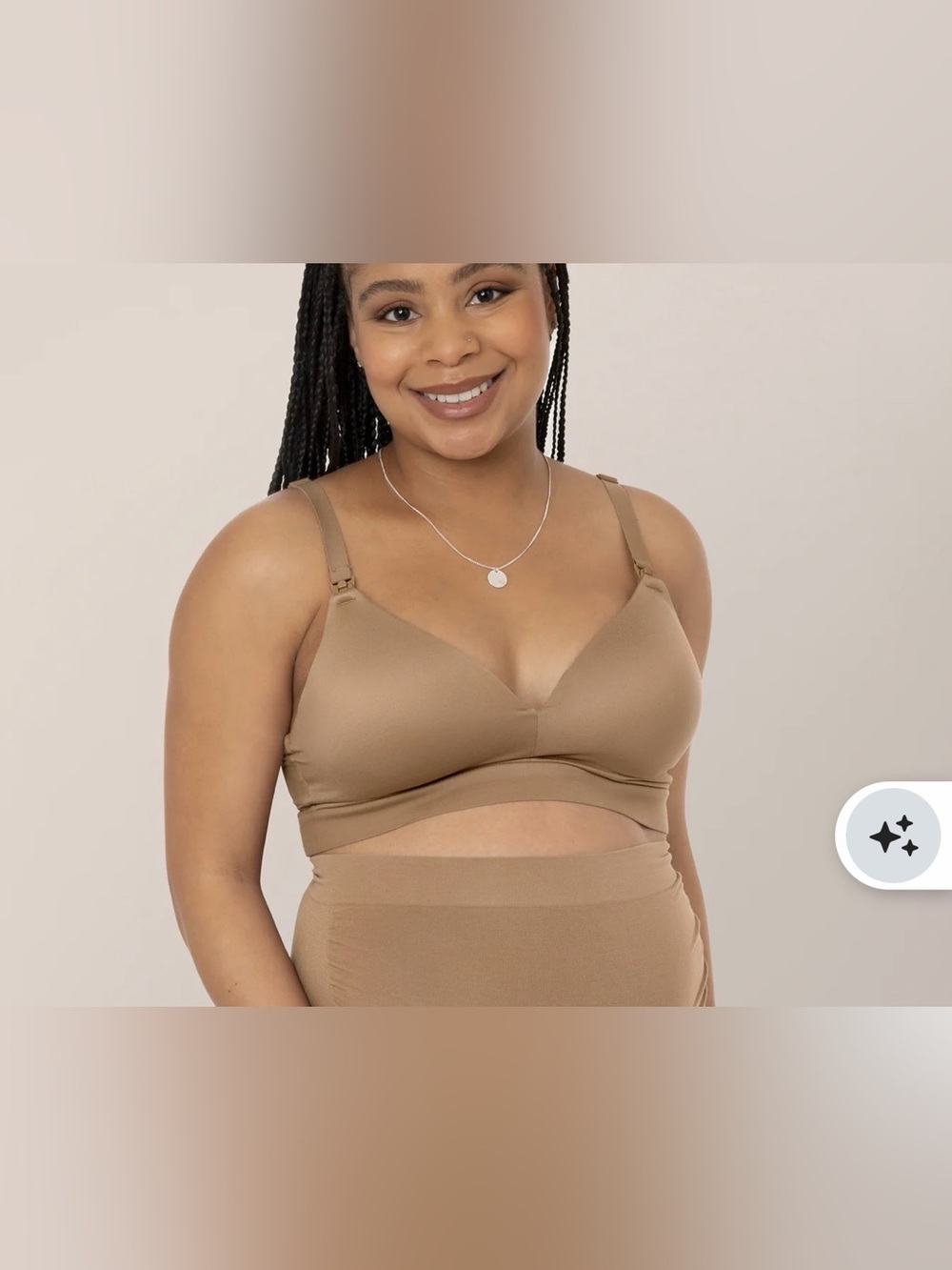 Kindred Bravely Minimalist Hands-Free Pumping & Nursing Bra M busty